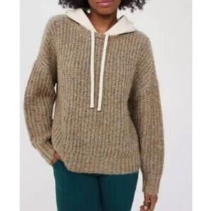 Aerie Offline Cozy Confetti Sweater Hoodie Size XS